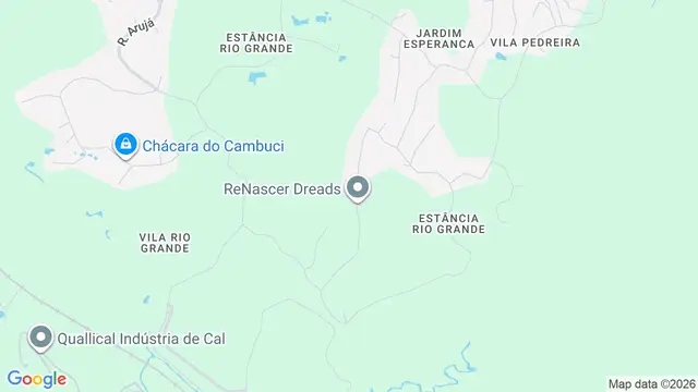 Mapa do bairro Estância Rio Grande, Santo André - SP