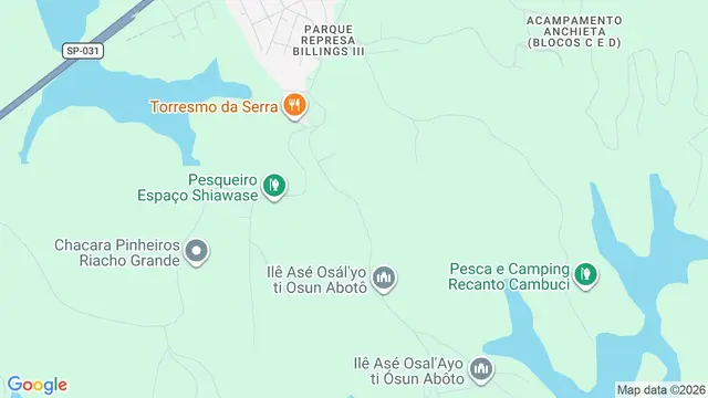 Mapa do bairro Parque Billings, Santo André - SP